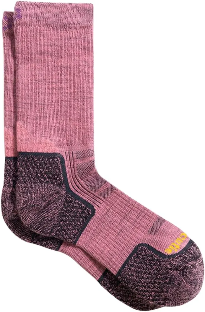 Merino Wool Socks for Women, Ladies Hiking Crew Socks for Camping, Warm Moisture Wicking Soft Cushion Boot Sock