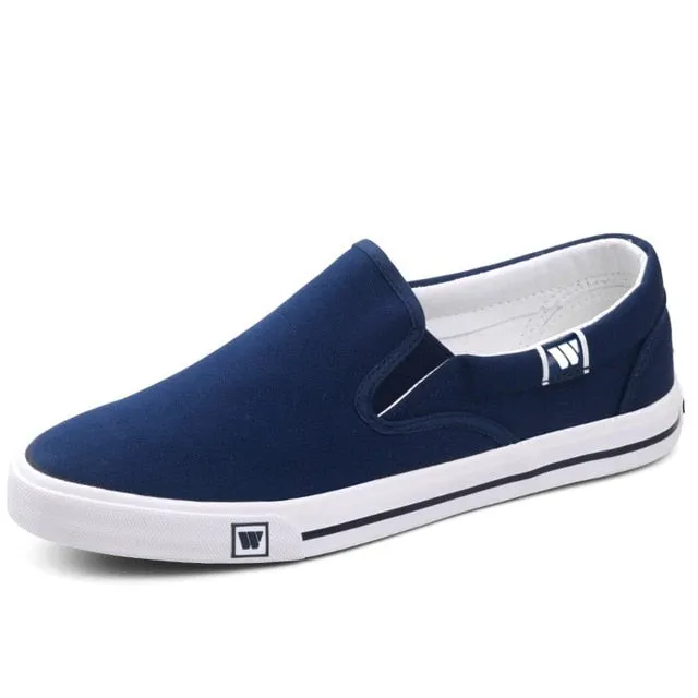 merkmak 2019 Summer Comfortable Canvas Sneakers Men Shoes Loafers Moccasins Fashion Slip-On Male Footwear Casual Driving Flats