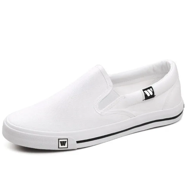 merkmak 2019 Summer Comfortable Canvas Sneakers Men Shoes Loafers Moccasins Fashion Slip-On Male Footwear Casual Driving Flats
