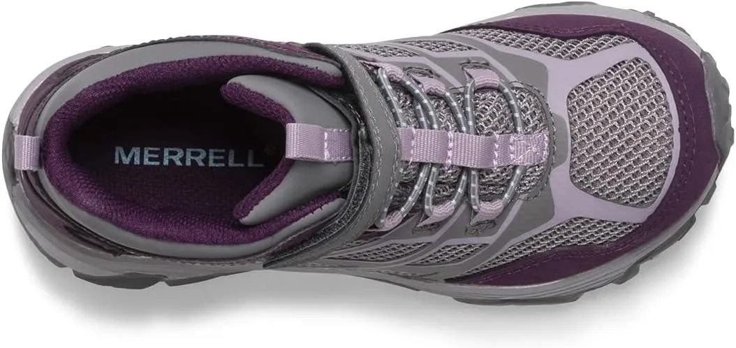 Merrell Unisex-Child Moab FST Mid Alternative Closure Waterproof Hiking Boot