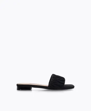 Mila Slide Sandals - Black