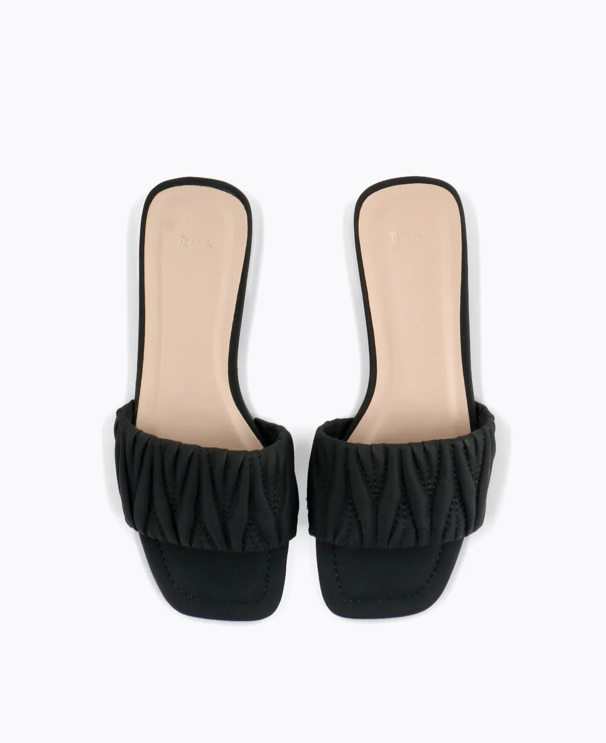 Mila Slide Sandals - Black