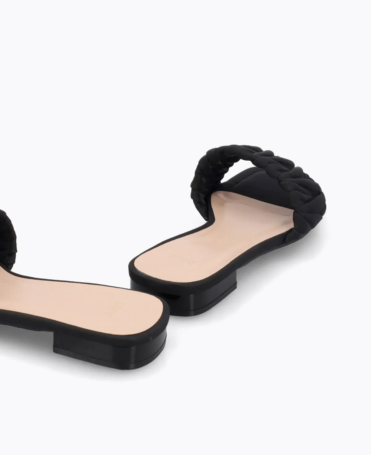 Mila Slide Sandals - Black