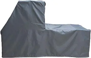 Mini Lustrous Elliptical Trainer Machine Cover, Dust-proof Water-Resistant Fitness Equipment Cover for Indoor Outdoor Use, 71"L x 31" W x 70"H (Gray)