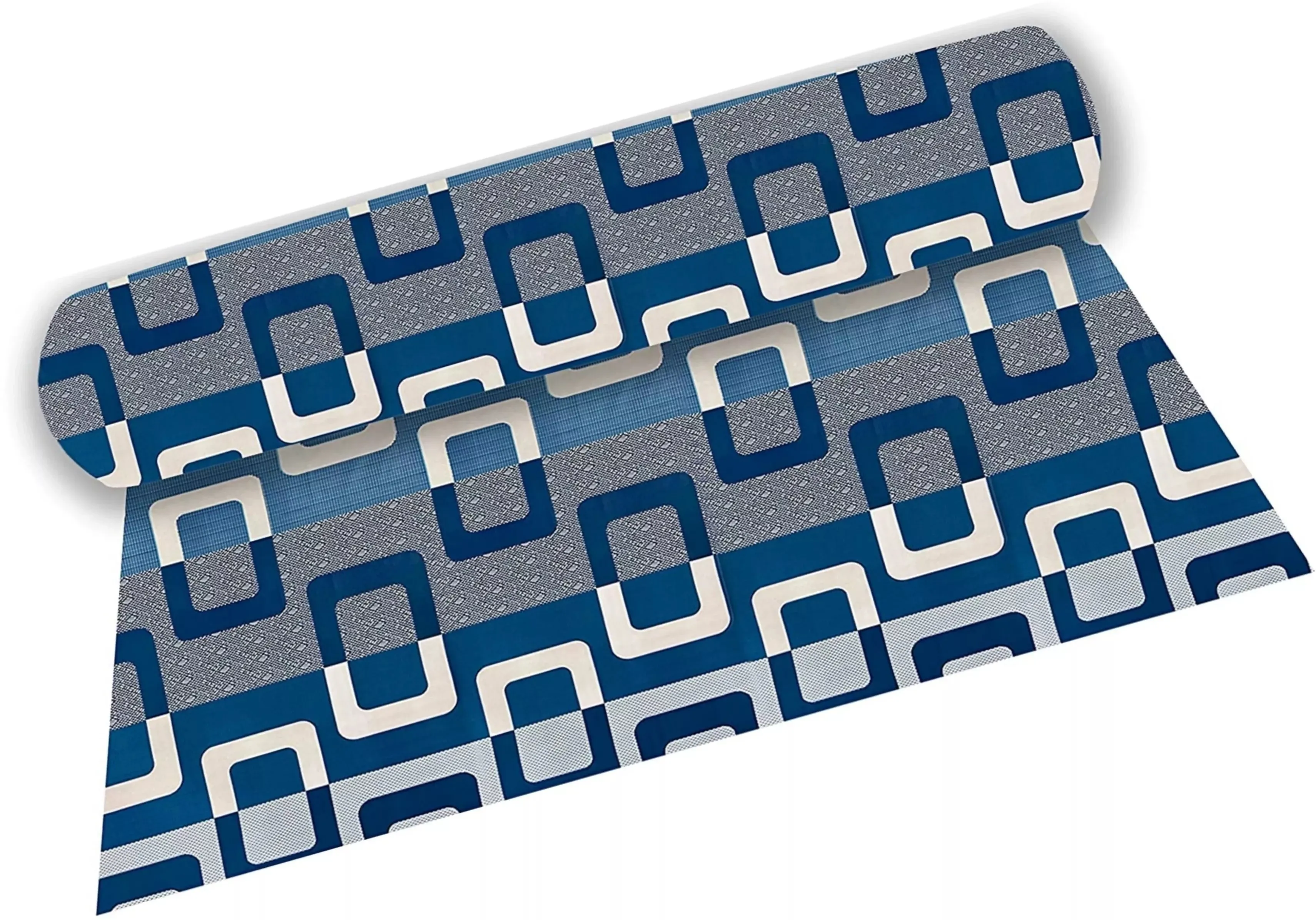 Mopak Decor Shelf Liner 8M Kitchen Roll Anti-Slip Mat for Wardrobe, Drawer & Table – Size (45x800 cm, Blue)
