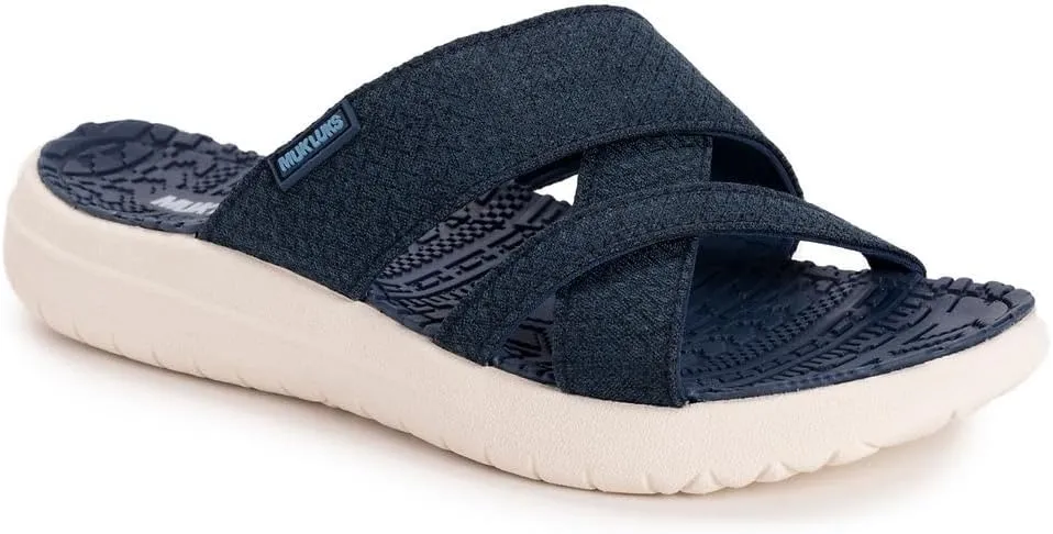 MUK LUKS Women's Sassy Cross-Over Sandal