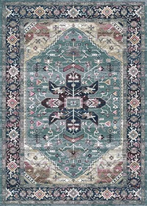 Multi-Colour Vintage Area Rug