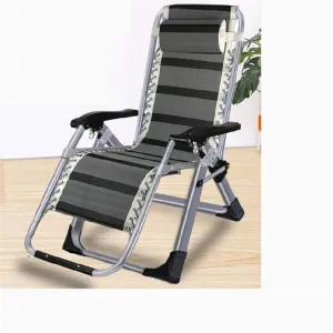Multifunctional Folding Recliner Beach Chair Lounger Bed for Outdoor Garden Camping