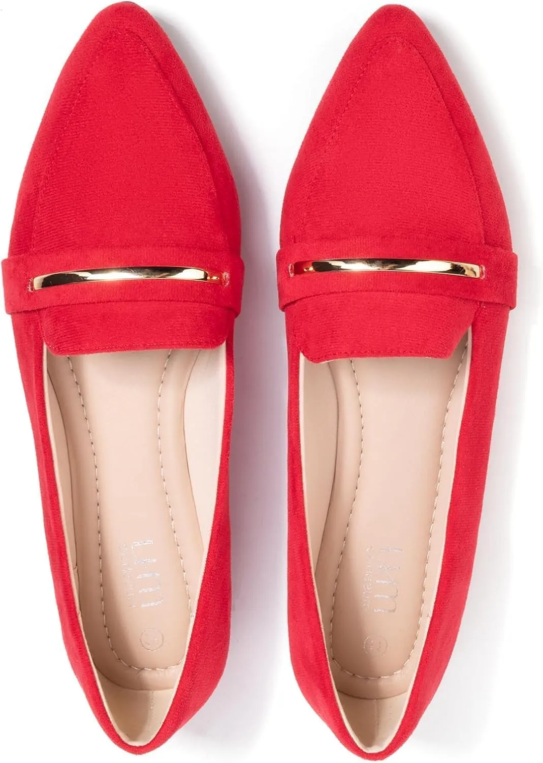 MUSSHOE Flats Shoes Women Pointed Toe Womens Flats Loafers