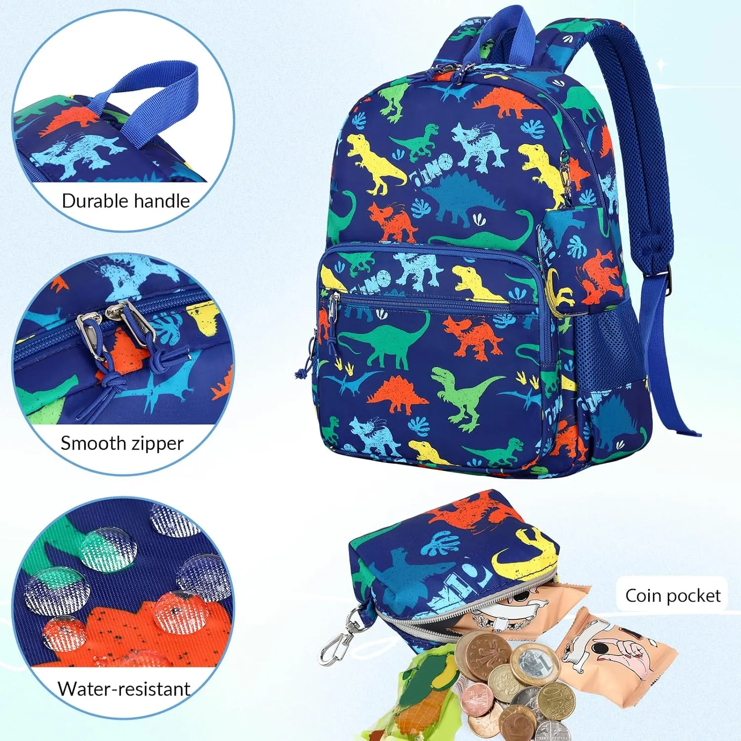 mygreen Kids Backpack, Kawaii Girls Backpack for School