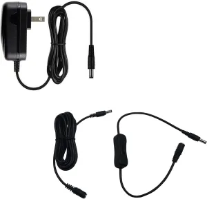 MyVolts 12V Power Supply Adaptor Compatible with Livestrong LS8.0E-C2 Trainer - US Plug with Extension and ON/Off Switch