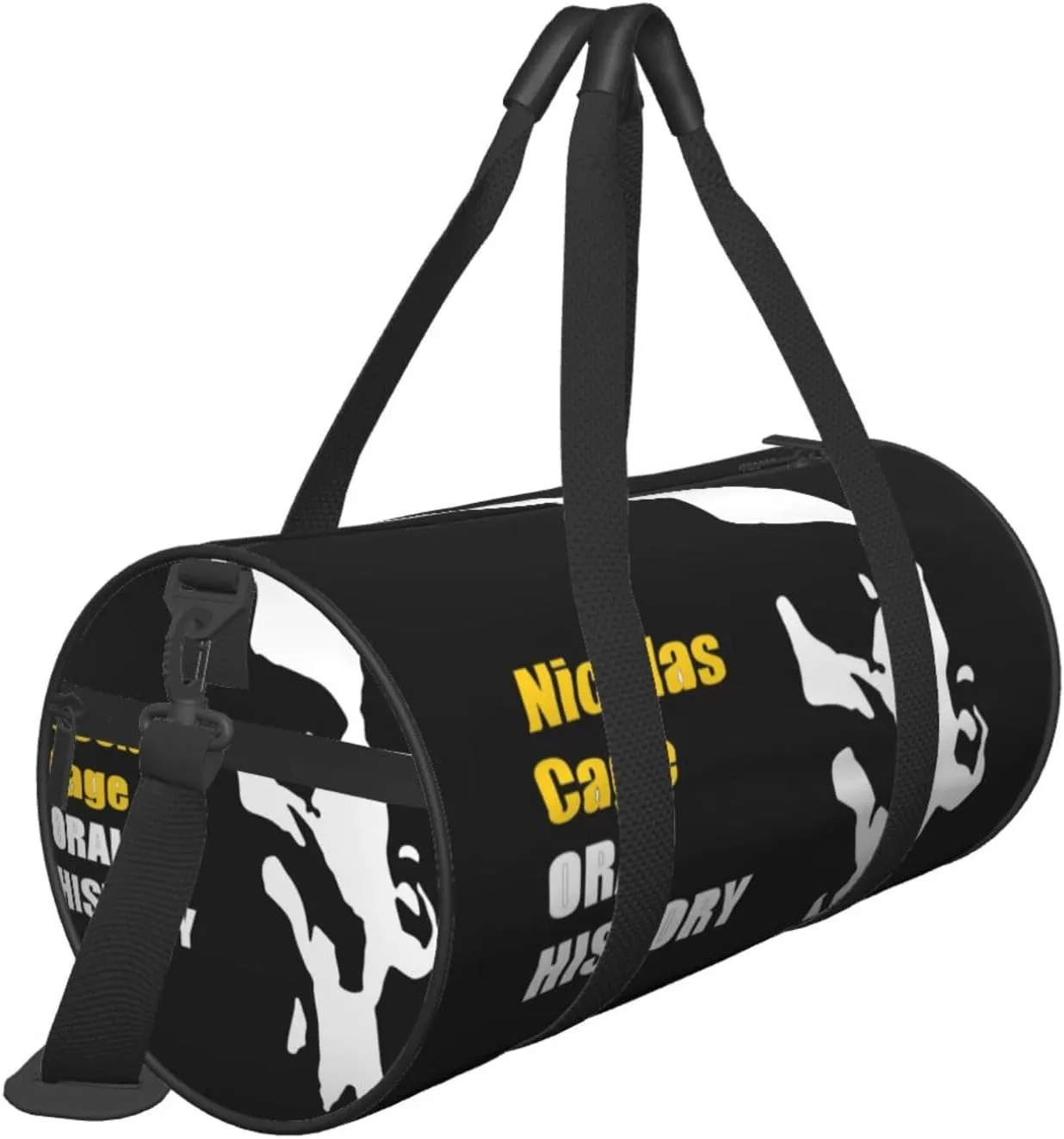 Nic-olas Cage Gym Bag for Women and Men, Gyms Waterproof Dufflebag Lightweight Carryon Gymbag