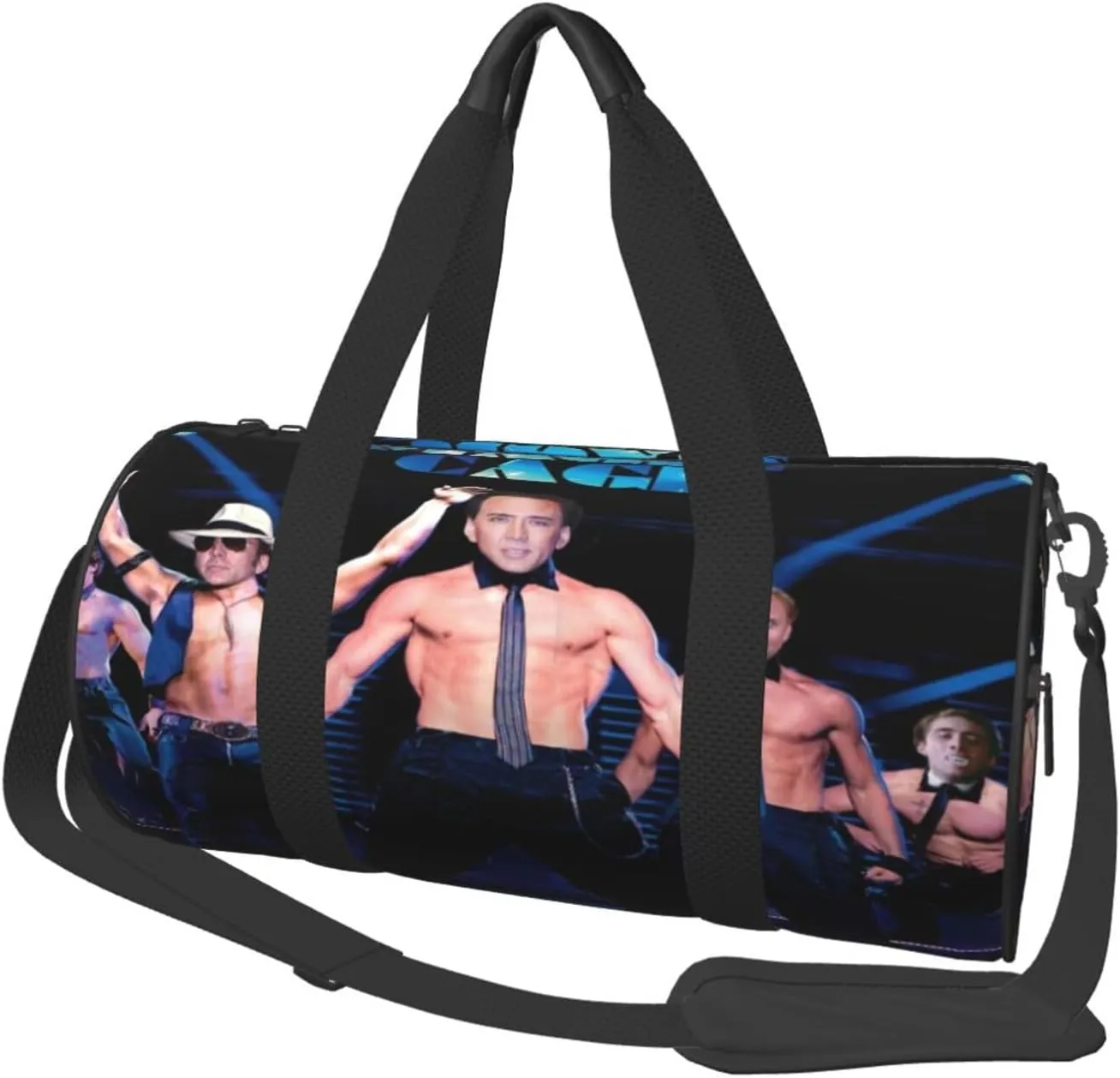 Nic-olas Cage Gym Bag for Women and Men, Gyms Waterproof Dufflebag Lightweight Carryon Gymbag