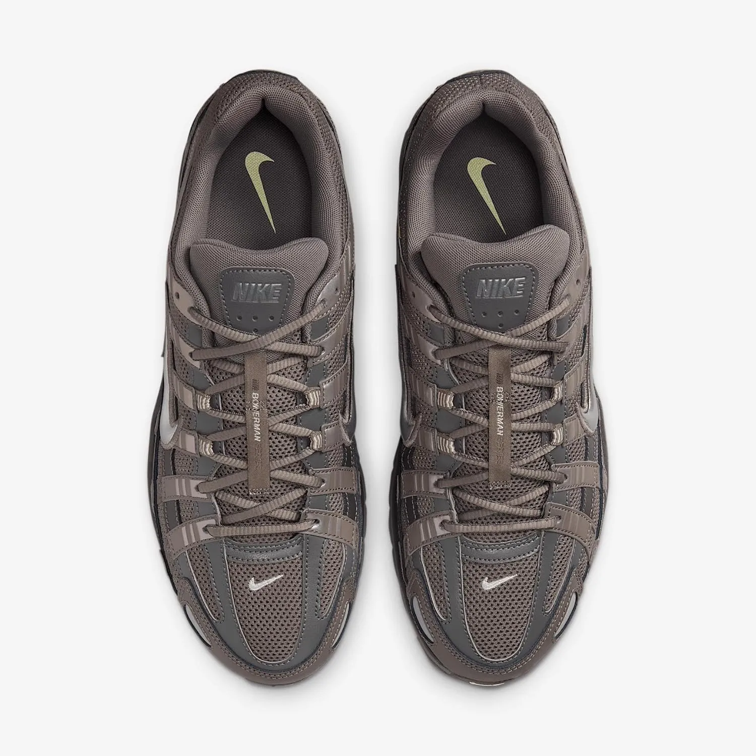 Nike P-6000 Men's Shoes (CD6404-202, Cave Stone/Medium Ash/Flat Pewter/Metallic Silver)