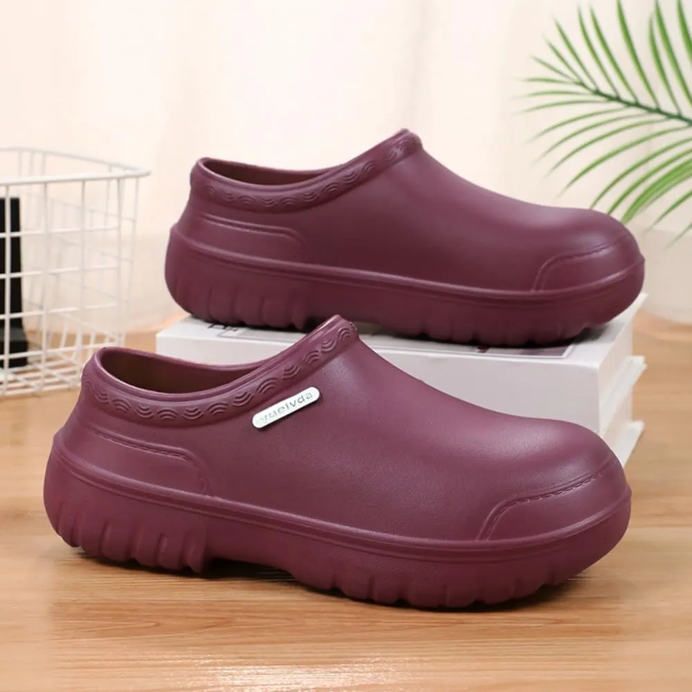 Non Slip Chef Shoes for Men，for Men with Removable Insole ，Lightweight Breathable Mens Food Service Chef Shoes ，for Kitchen, Chef, Restaurant