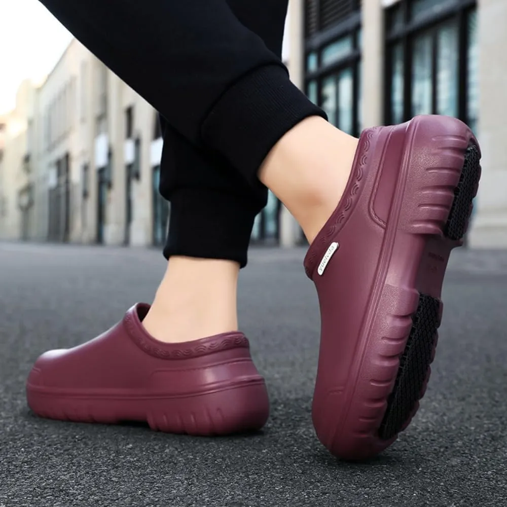 Non Slip Chef Shoes for Men，for Men with Removable Insole ，Lightweight Breathable Mens Food Service Chef Shoes ，for Kitchen, Chef, Restaurant