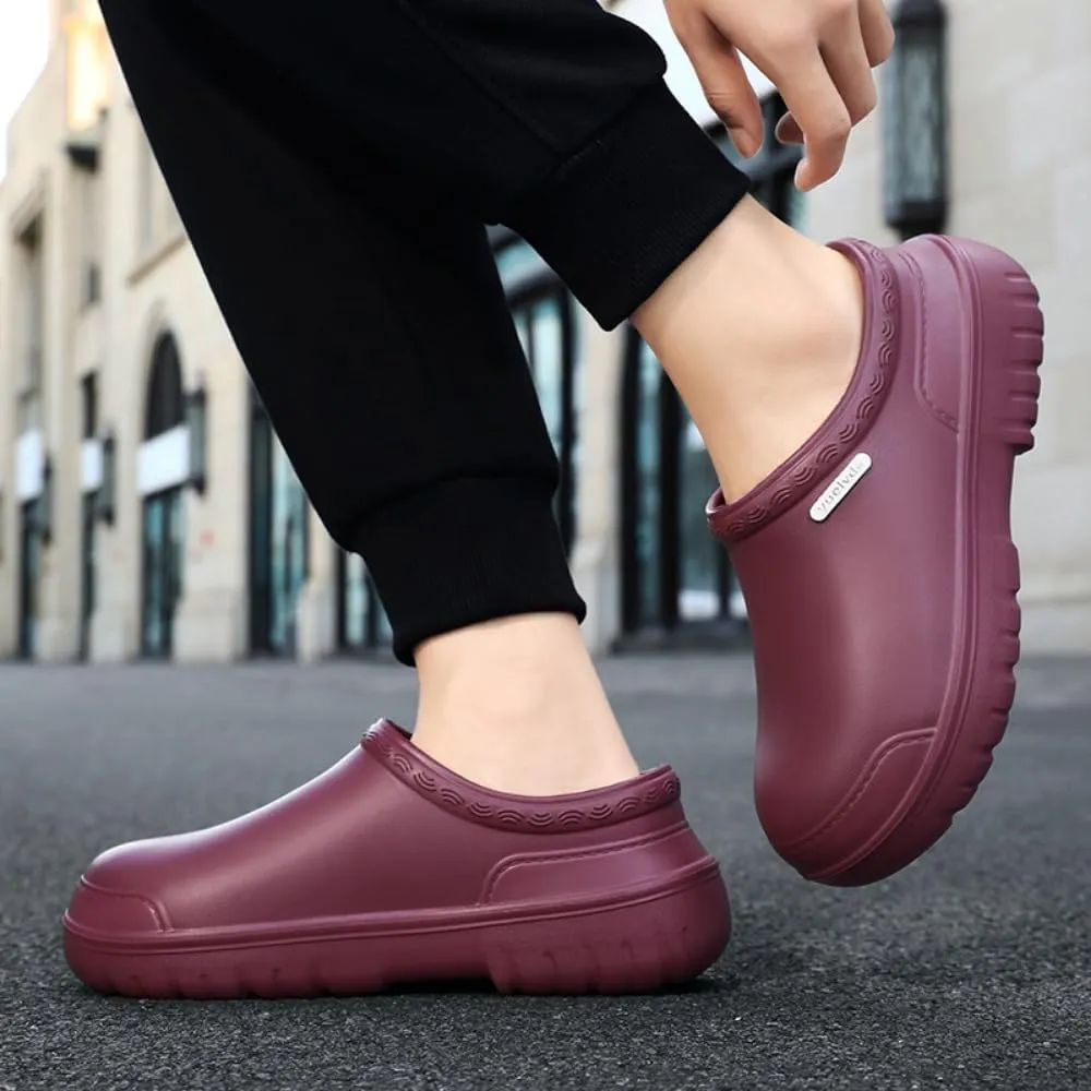 Non Slip Chef Shoes for Men，for Men with Removable Insole ，Lightweight Breathable Mens Food Service Chef Shoes ，for Kitchen, Chef, Restaurant