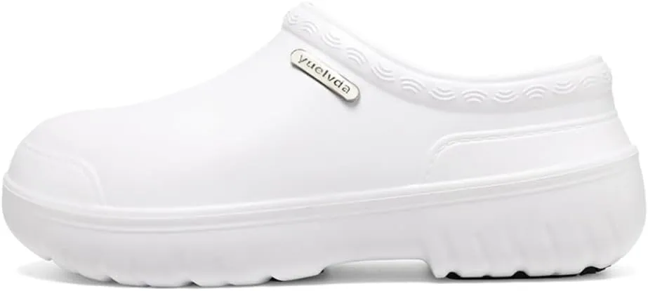 Non Slip Chef Shoes for Men，for Men with Removable Insole ，Lightweight Breathable Mens Food Service Chef Shoes ，for Kitchen, Chef, Restaurant