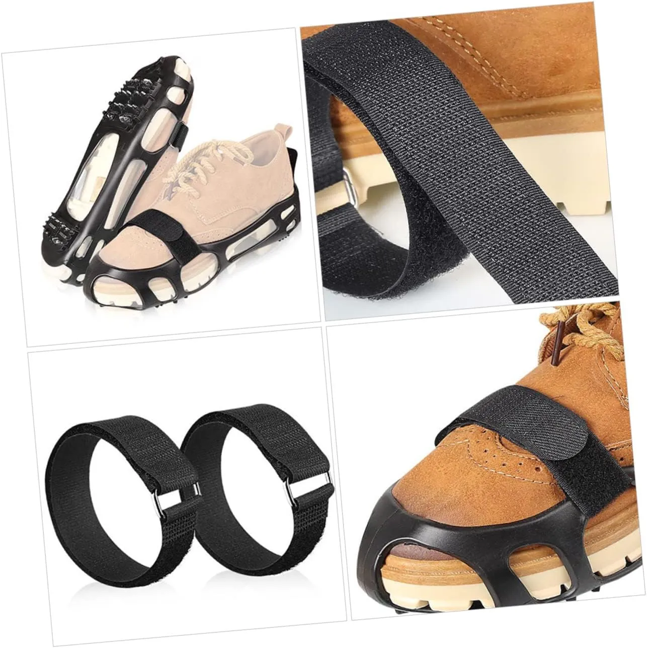 Non-Slip Cover Strap Shoes Ties Anti-Slip Shoe Accessory Climbing Ice Grippers Shoes Ice Grippers