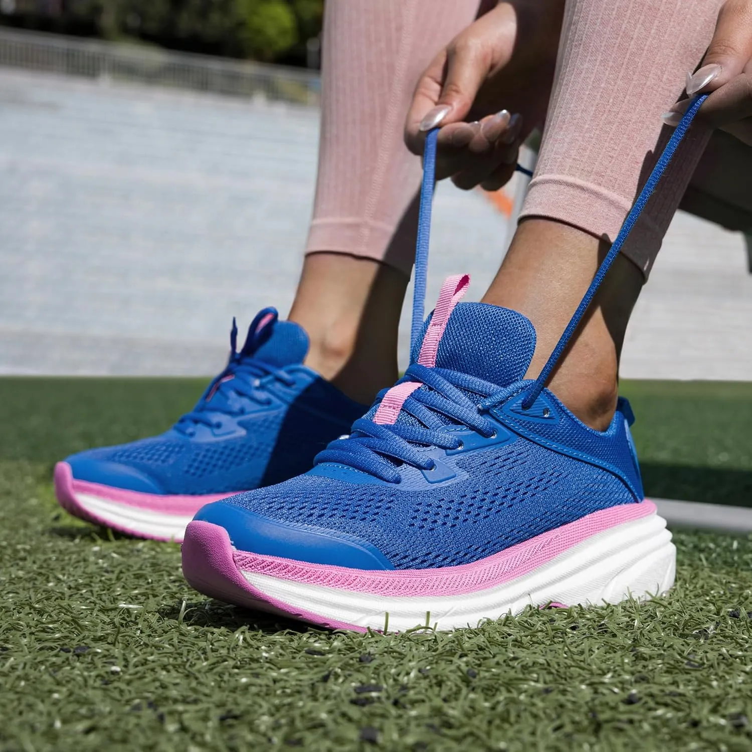NORTIV 8 Women's Running Walking Tennis Shoes FlexLife Comfortable Cushioning Non-Slip Breathable Athletic Gym Workout Cross Trainer Jogging Sneakers