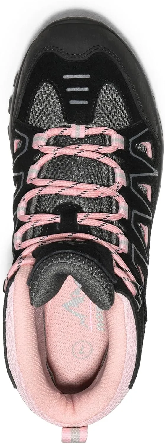 NORTIV 8 Women's Waterproof Hiking Boots Outdoor Trekking Camping Trail Hiking Boot