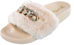 Not Rated Chainy Women's Furry Slide