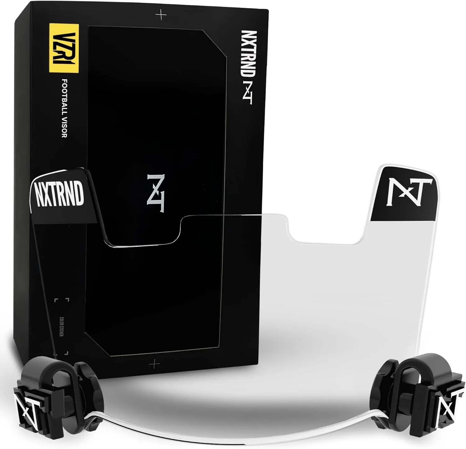 Nxtrnd VZR1 Football Visor, Flat Lens Technology, Fits Adult & Youth Football Helmets