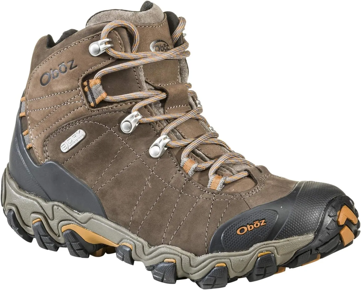 Oboz Bridger Mid Men's Waterproof Hiking Boot Sudan - 7 Wide