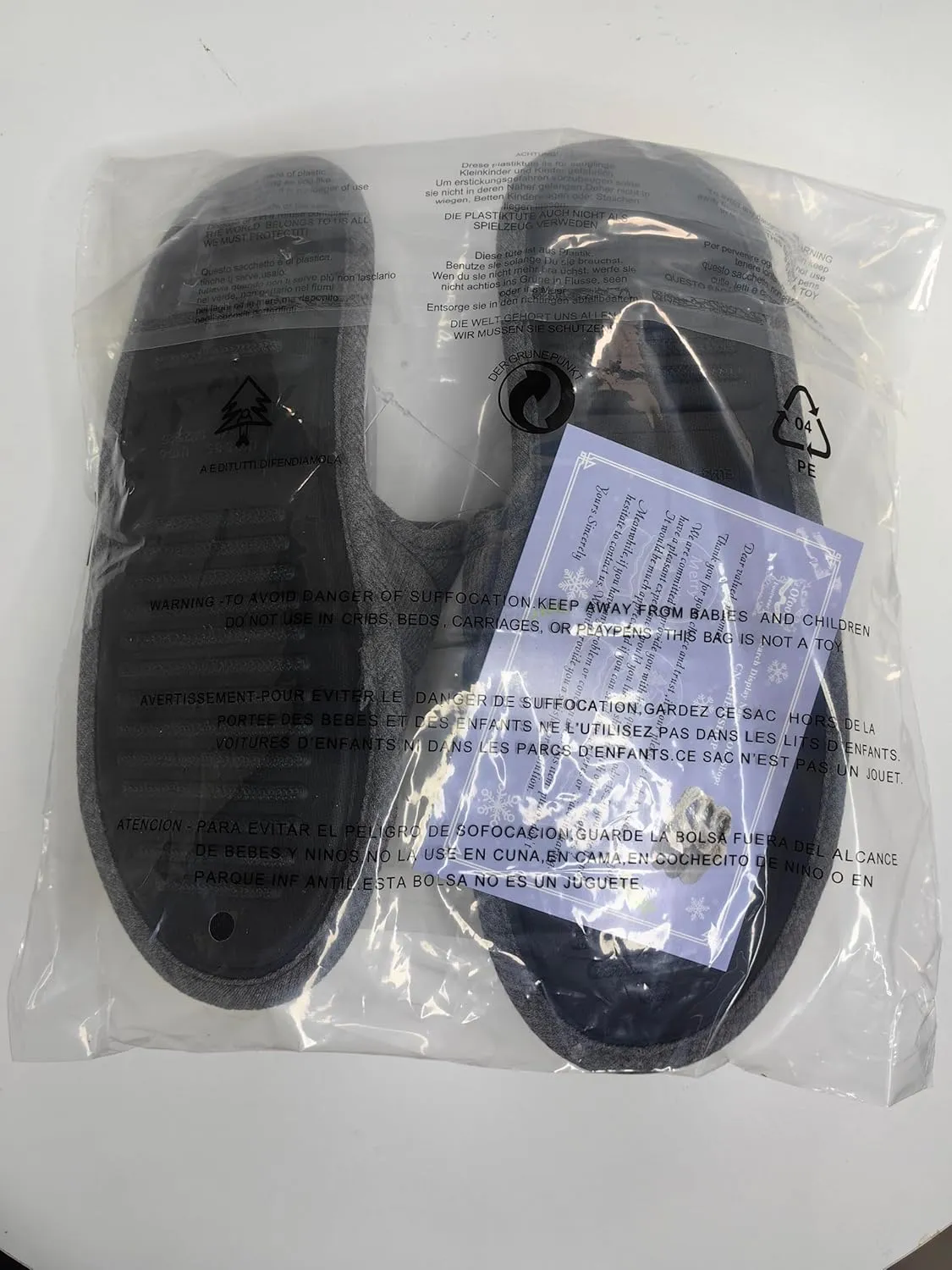 ofoot Mens Cotton Open Toe House Flat Slippers,Male Breathable Summer Indoor Slides, Memory Foam Anti Slip Sole
