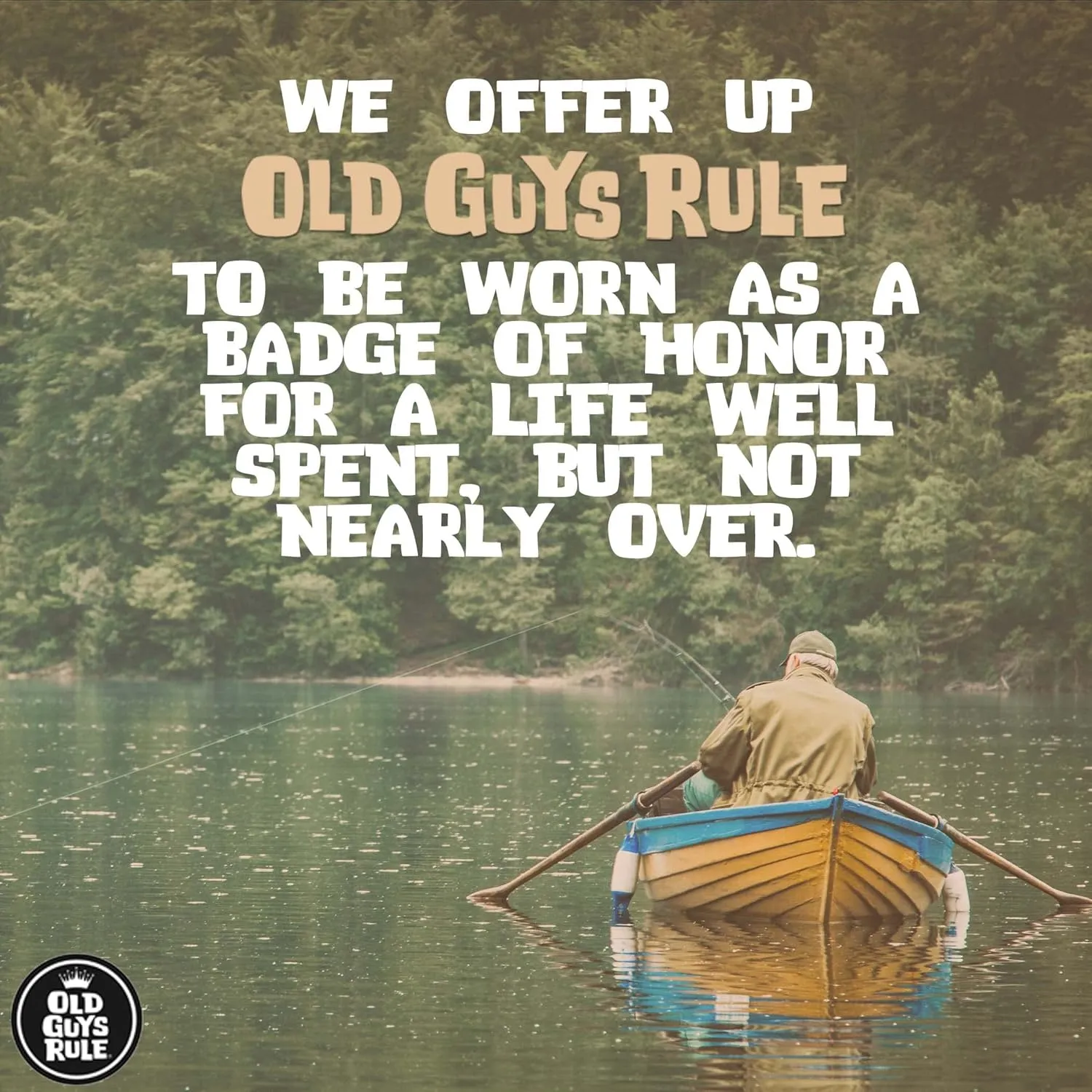 Old Guys Rule Men's Black Lab Hat