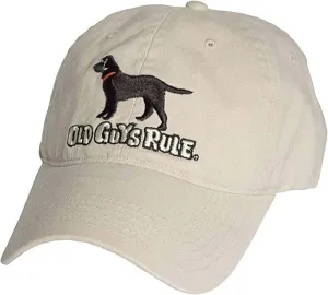 Old Guys Rule Men's Black Lab Hat