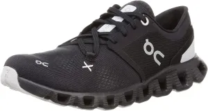 On Women's Cloud X 3 Sneakers, Black, 10 Medium US