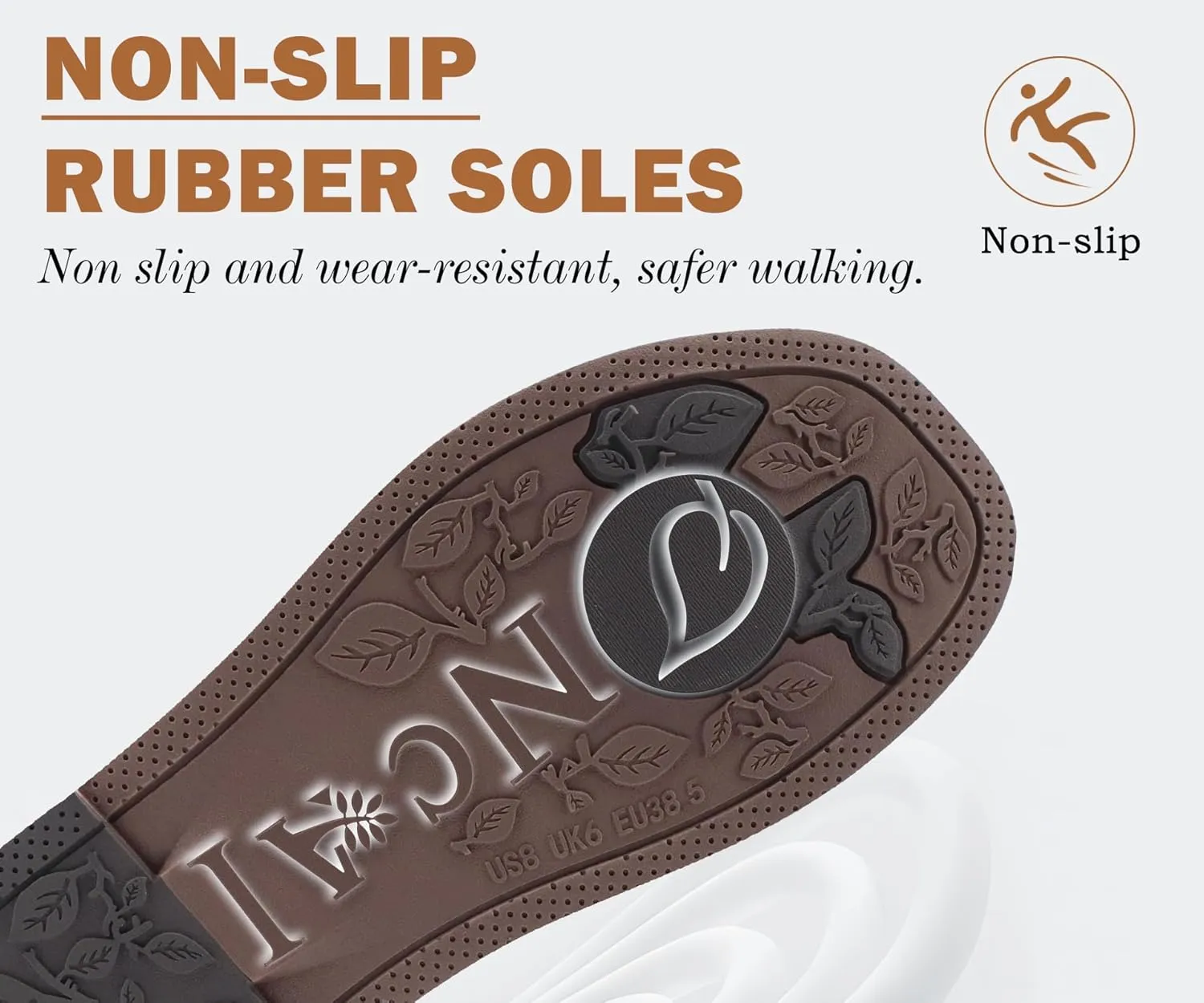 ONCAI Flip Flops for Womens,Flat Dressy Thong Sandals Square Toe with Fashion Summer Beach Comfortable Slip On Rubber Soles Size US 6-11