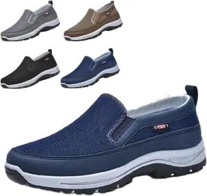 Orthopedic Shoes for Men, Zapatos Ortopédicos para Hombre,Slip On Shoes for Slip Ins Outdoor Hiking Orthopedic Shoes Breathable Walking Loafers