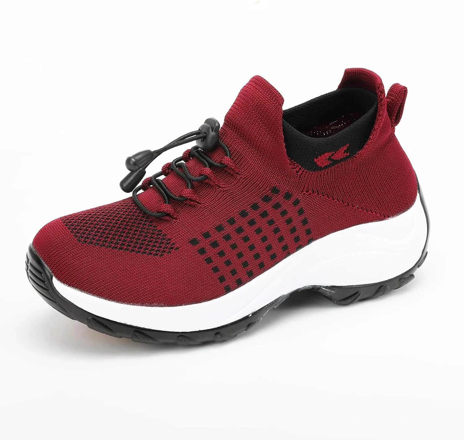 Orthopedic Sneakers for Women Men Adjustable Elastic Strap Trainers Shoes,Lightweight Breathable Damping Air Cushion Sneakers Non-Slip Platform Waterproof Comfort Soles Sports Shoes with Arch Support