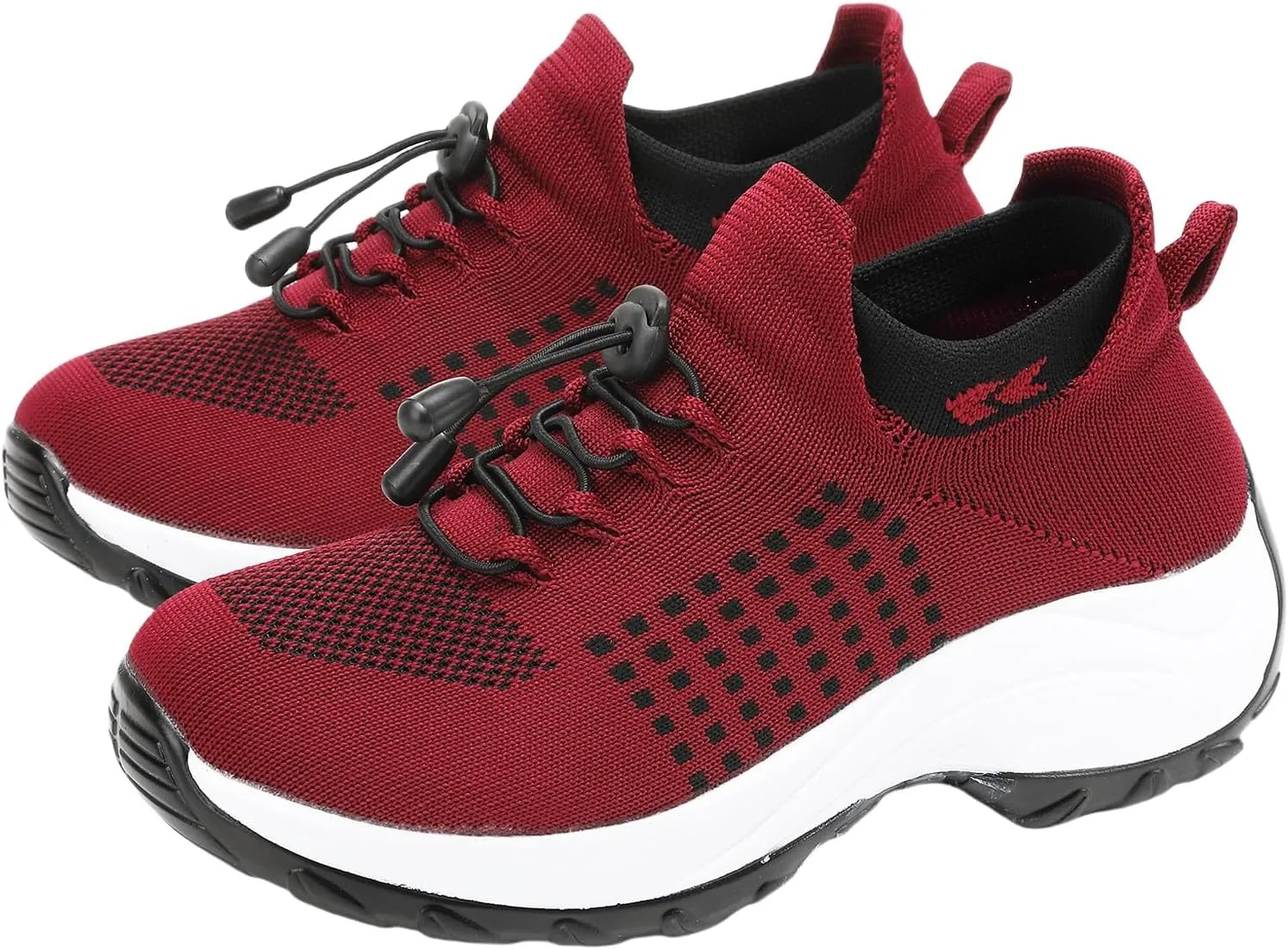 Orthopedic Sneakers for Women Men Adjustable Elastic Strap Trainers Shoes,Lightweight Breathable Damping Air Cushion Sneakers Non-Slip Platform Waterproof Comfort Soles Sports Shoes with Arch Support