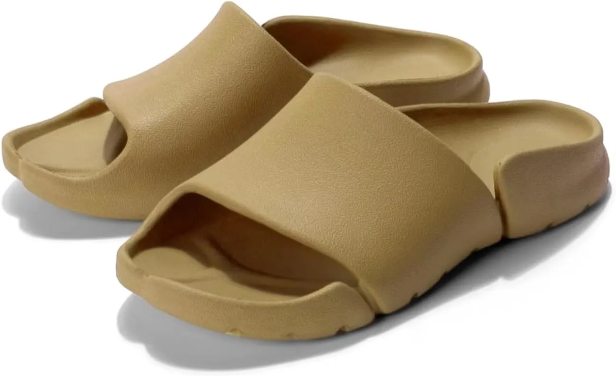 Outdoor Slide Sandals, Non Slip Summer Slippers for Women and Men, Indoor Lightweight House Shower Shoes