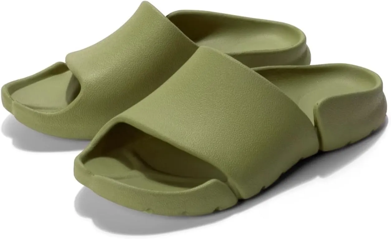 Outdoor Slide Sandals, Non Slip Summer Slippers for Women and Men, Indoor Lightweight House Shower Shoes
