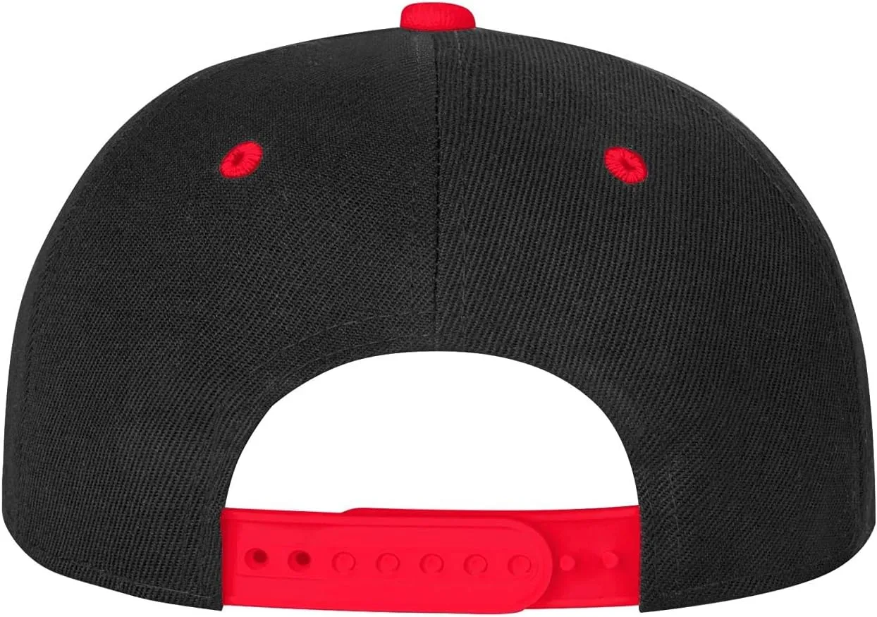 Outdoors Adjustable Snapback Garbage Truck Trash Hat Flat Bill Baseball Cap