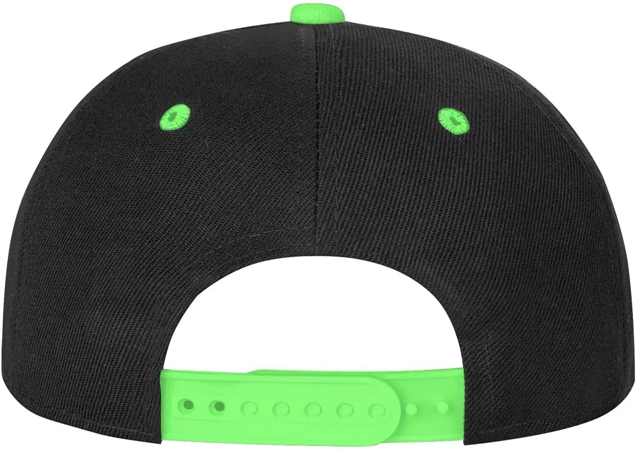 Outdoors Adjustable Snapback Garbage Truck Trash Hat Flat Bill Baseball Cap