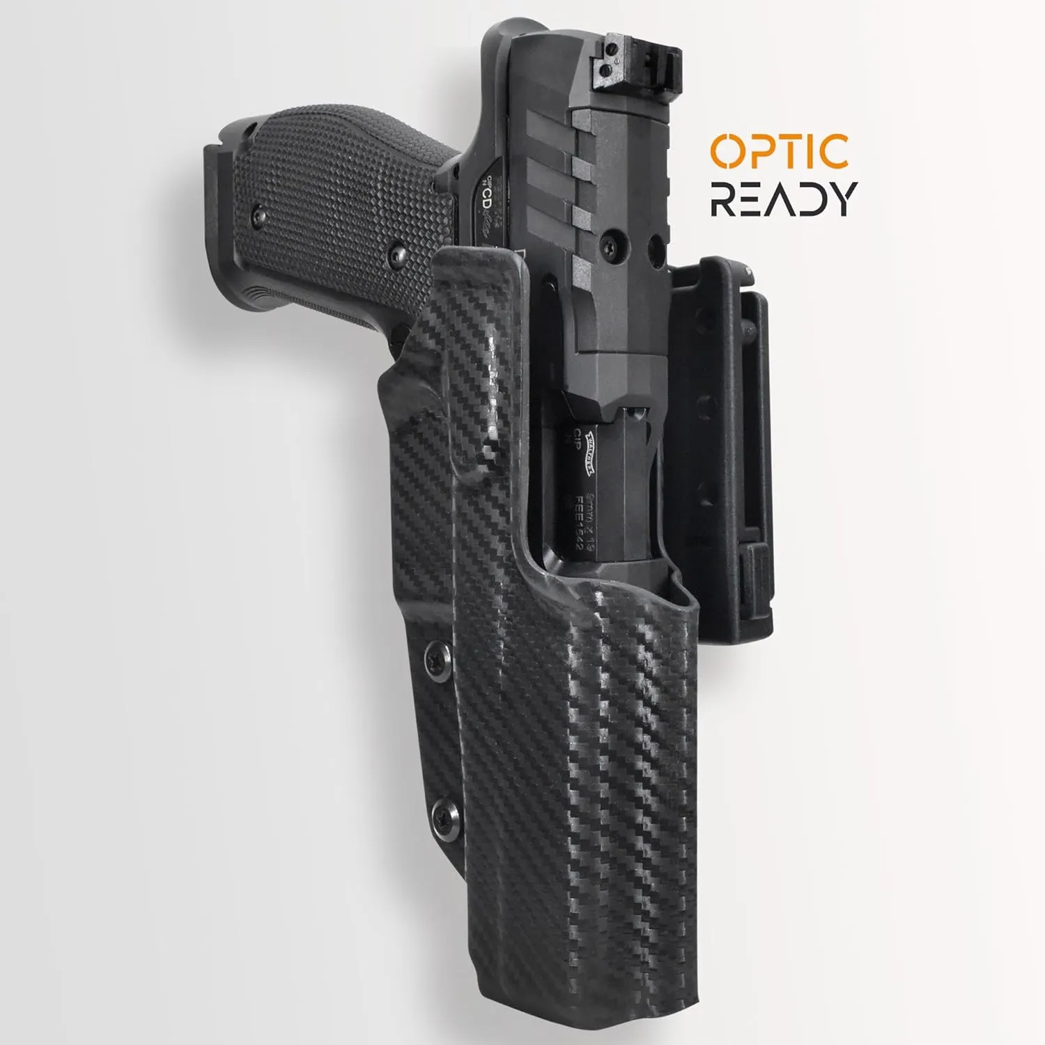 OWB Classic Clip-On Holster Fits Shadow Systems CR920 Combat Outside The Waistband Carry Gun Holster Kydex American Made Durable Lightweight Carry Gear