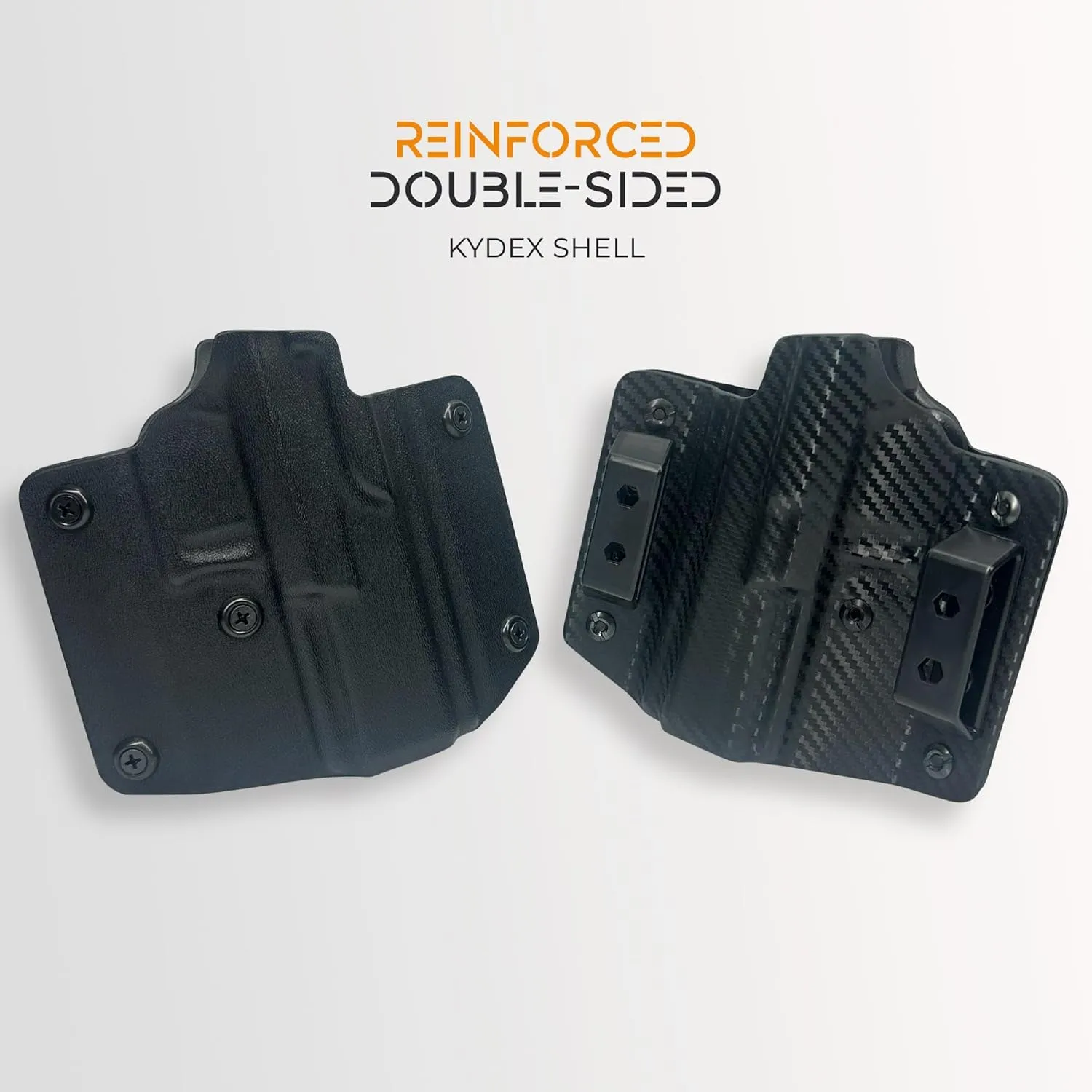 OWB Concealment Holster Fits Wilson Combat SFX9 4'' Outside The Waistband Kydex Gun Holster American Made Durable Lightweight Concealed Carry Gear