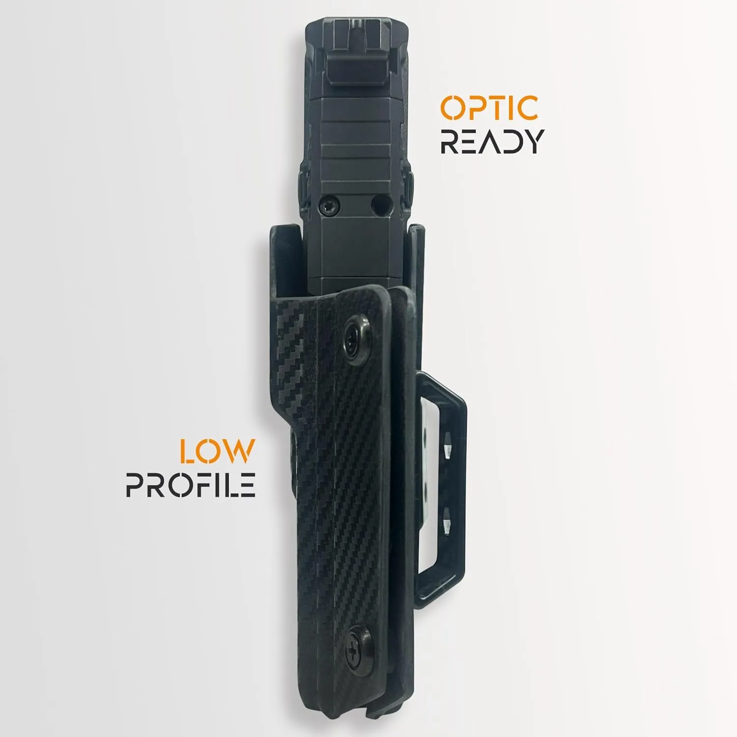 OWB Concealment Holster Fits Wilson Combat SFX9 4'' Outside The Waistband Kydex Gun Holster American Made Durable Lightweight Concealed Carry Gear
