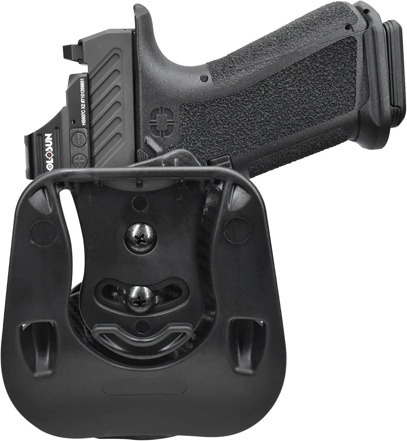 OWB Paddle Holster Fits Shadow Systems MR920 Outside The Waistband Carry Gun Holster Kydex American Made OWB with Paddle Attachment