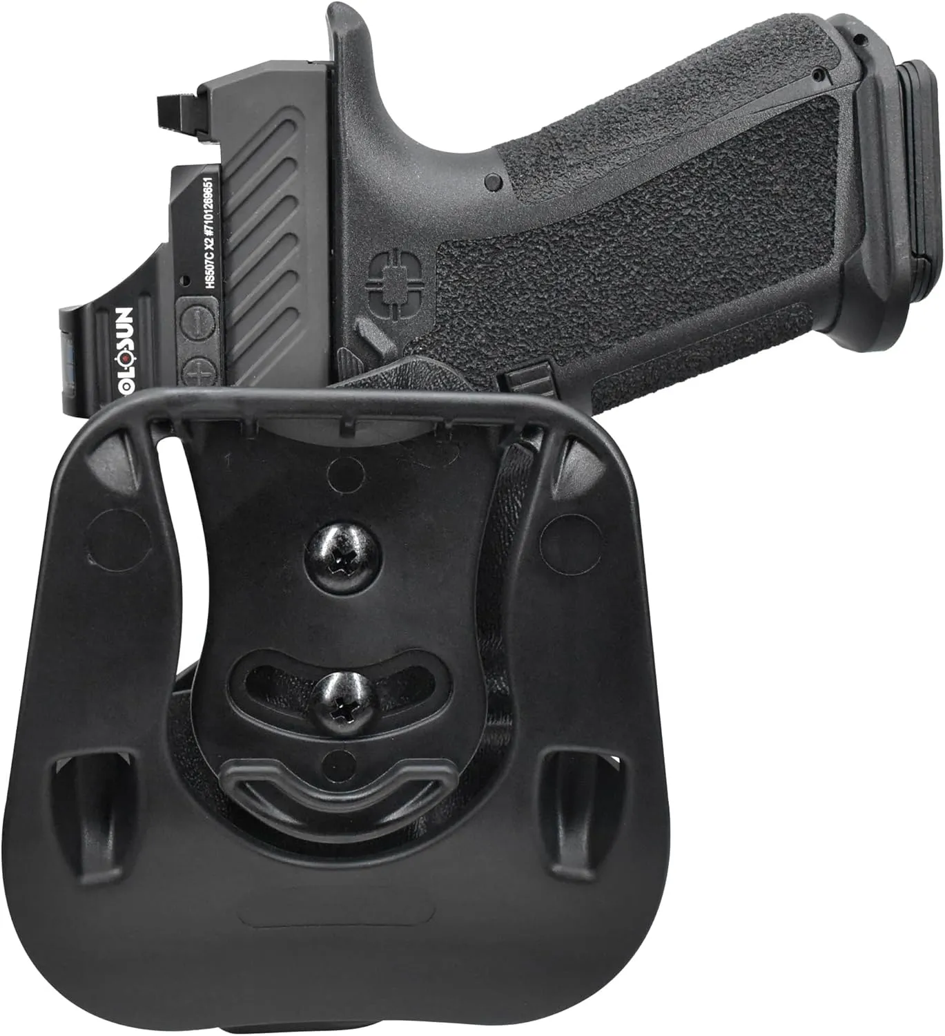 OWB Paddle Holster Fits Shadow Systems MR920 Outside The Waistband Carry Gun Holster Kydex American Made OWB with Paddle Attachment