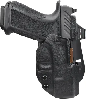OWB Paddle Holster Fits Shadow Systems MR920 Outside The Waistband Carry Gun Holster Kydex American Made OWB with Paddle Attachment
