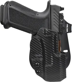OWB Paddle Holster Fits Shadow Systems MR920 Outside The Waistband Carry Gun Holster Kydex American Made OWB with Paddle Attachment