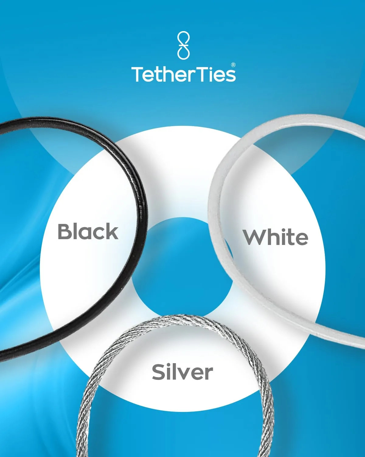 Patented Pre-Assembled Adapter Ties - Anti-Theft Cable Locks for Tools, Dongles, Tethers, Computer adapters. Steel Cable, Security Lock, Easy Installation