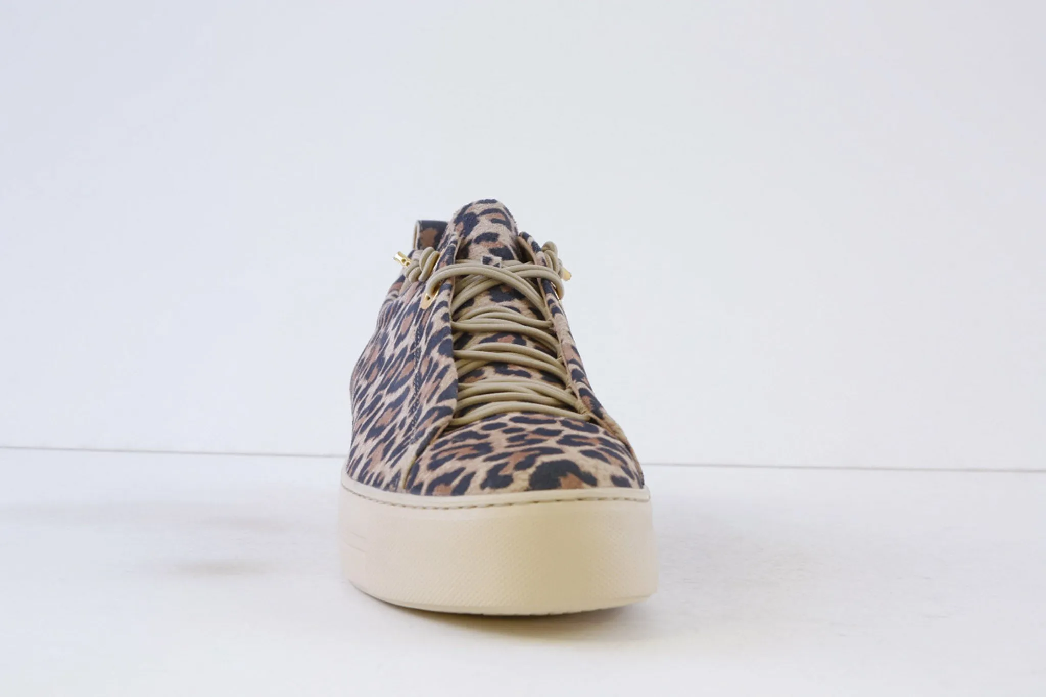 PAUL GREEN - 5317-04X MOCK LACE FASHION SHOE - LEOPARD