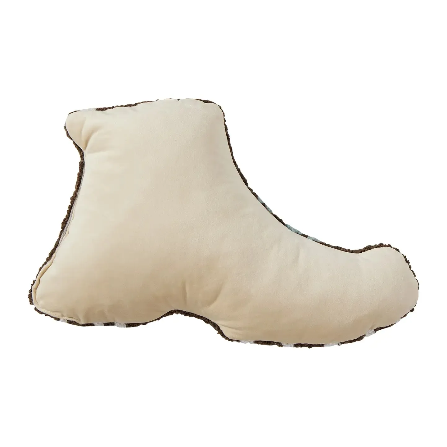 Peking Handicraft Hiking Boot Shaped Wool Hook Cushion 12x18